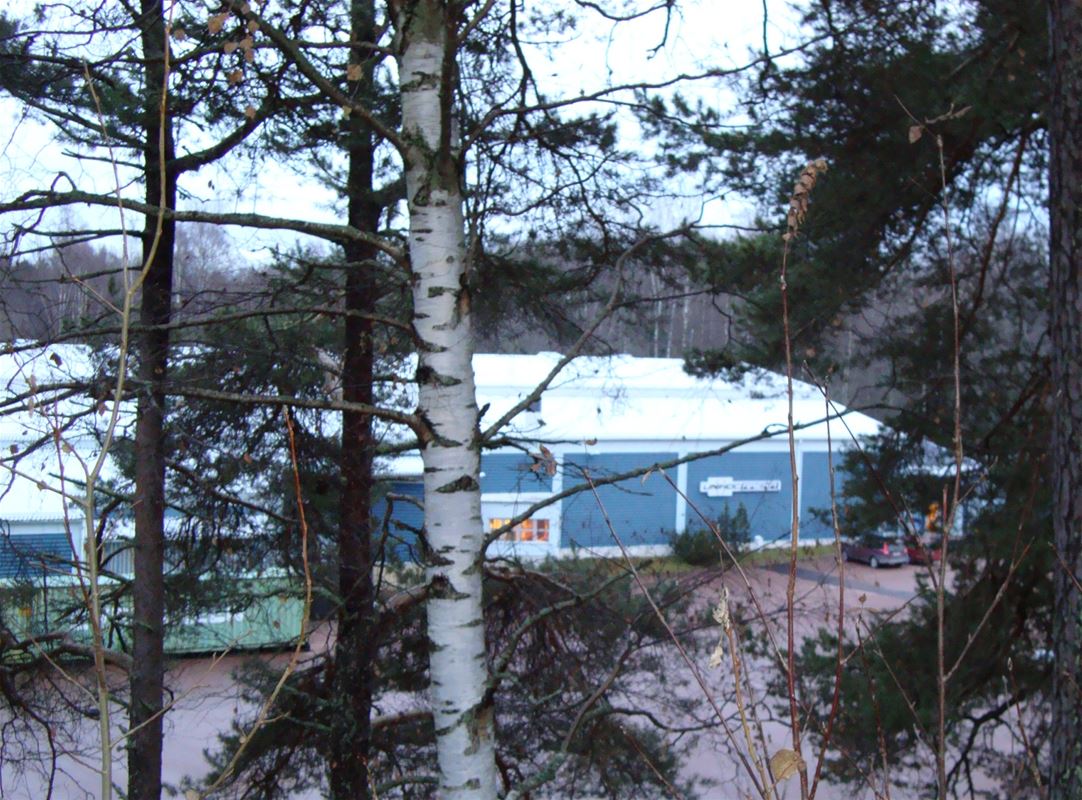Exterior of the floorball arena.