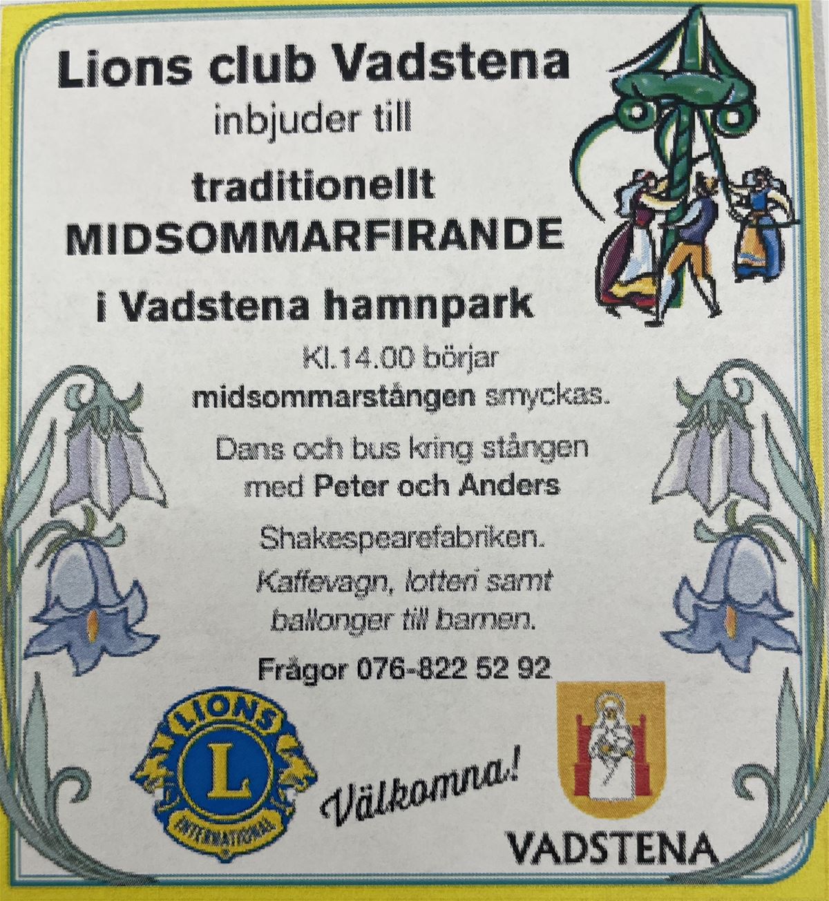 Midsummer celebrations in Vadstena image 1