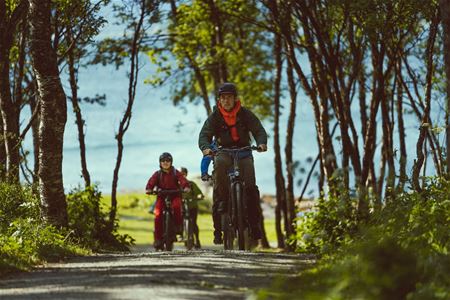 Elsykkel tur på Tromsøya