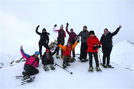 Guests on top of the mountain