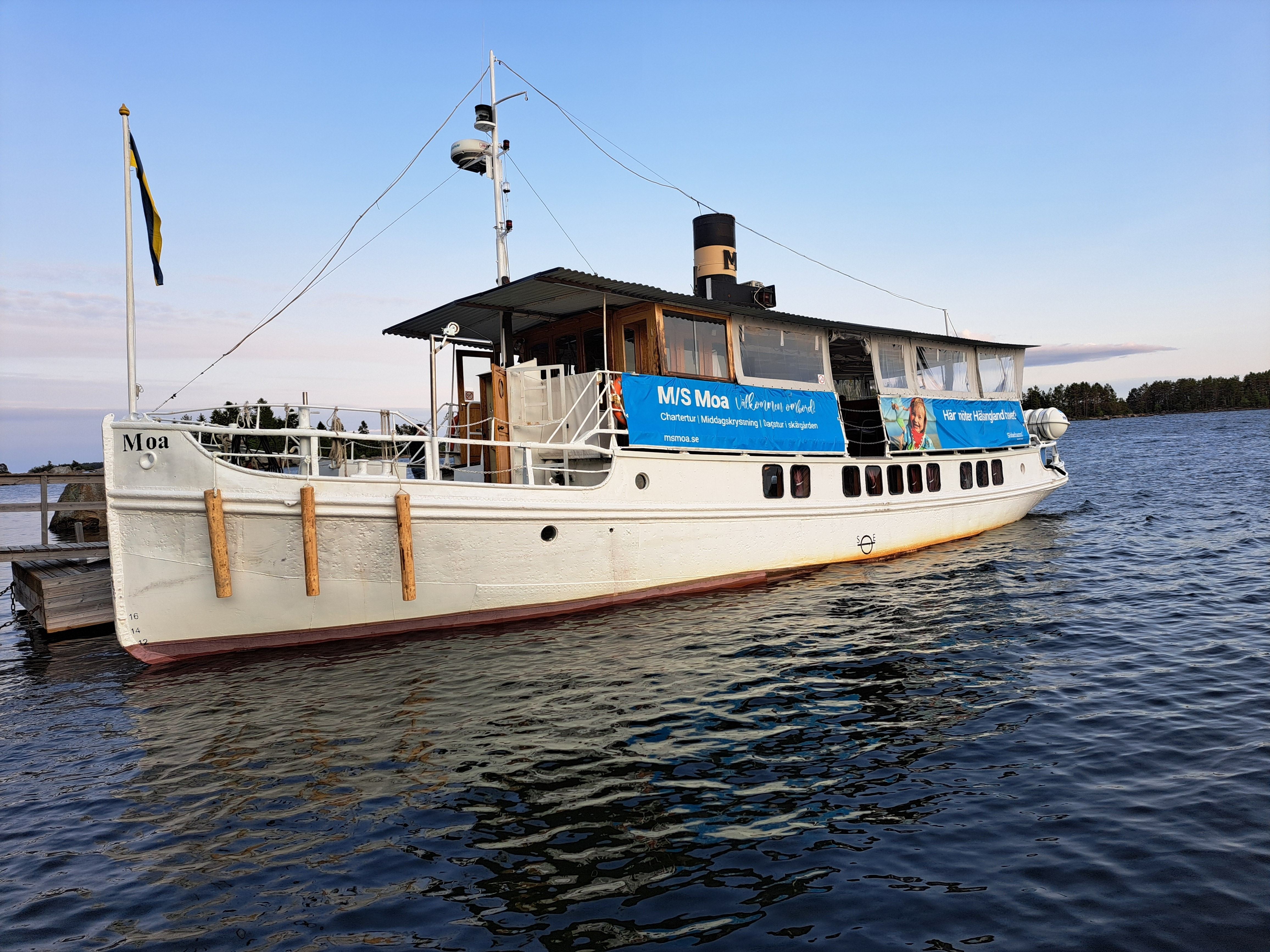 Jubileumsfest för M/S Moa