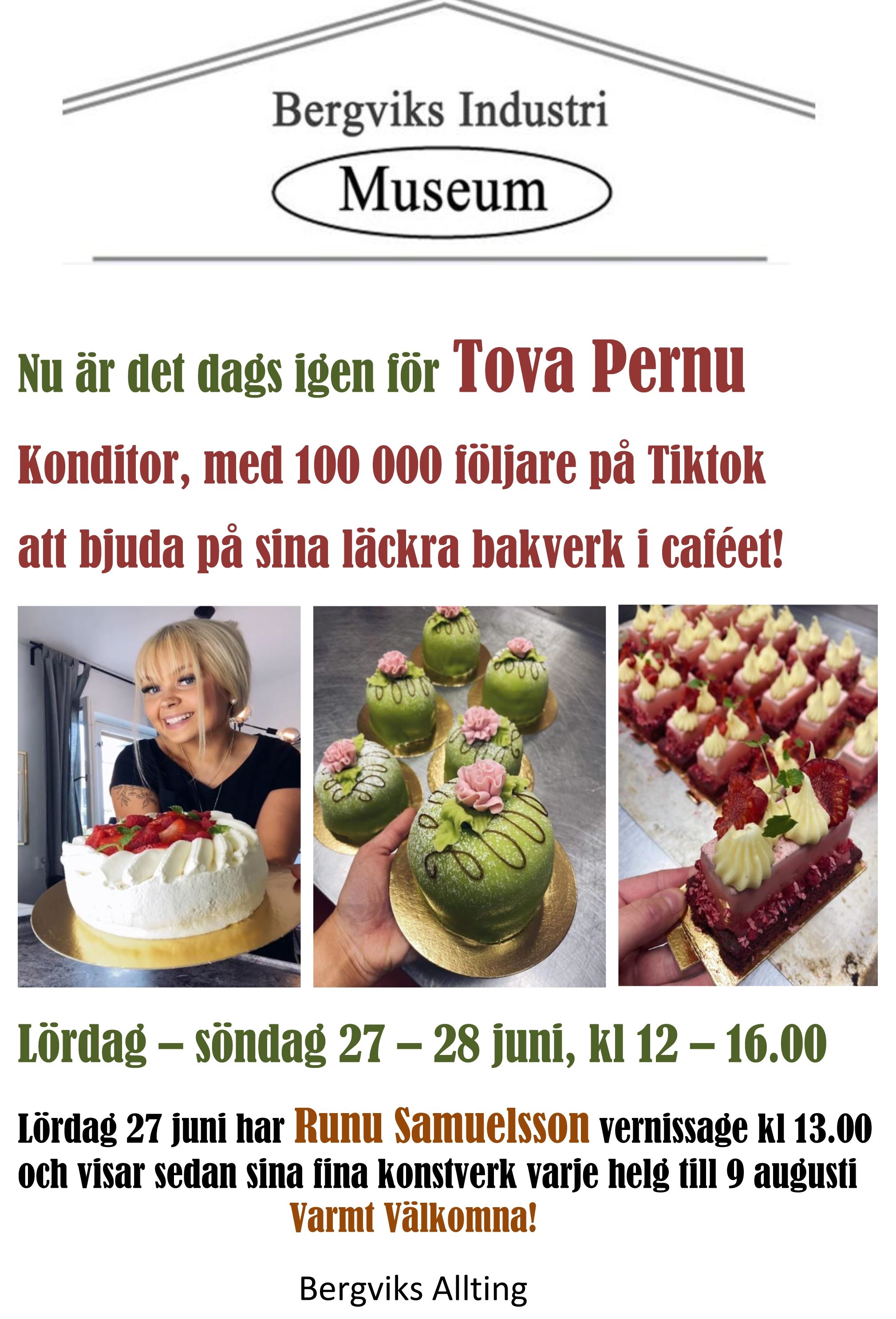 Sommarens café och Bergviks Industrimuseum