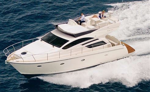 A boat at sea with guests on board