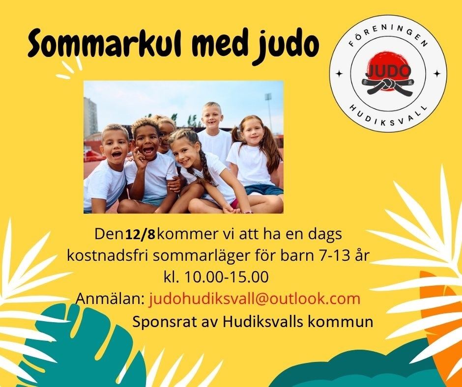 Lovaktivitet sommarkul med judo