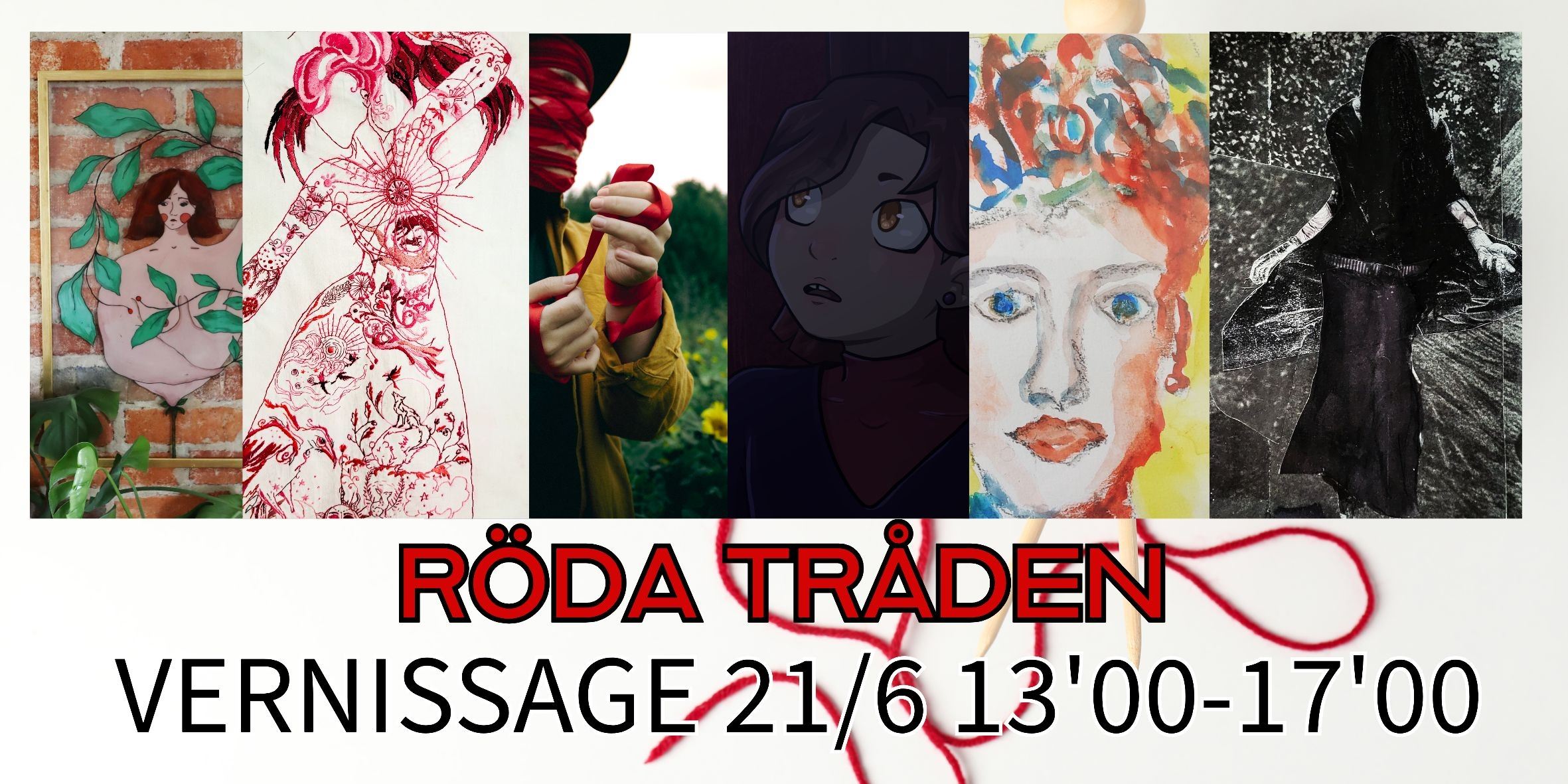 Vernissage: RÖDA TRÅDEN - Morvig Art