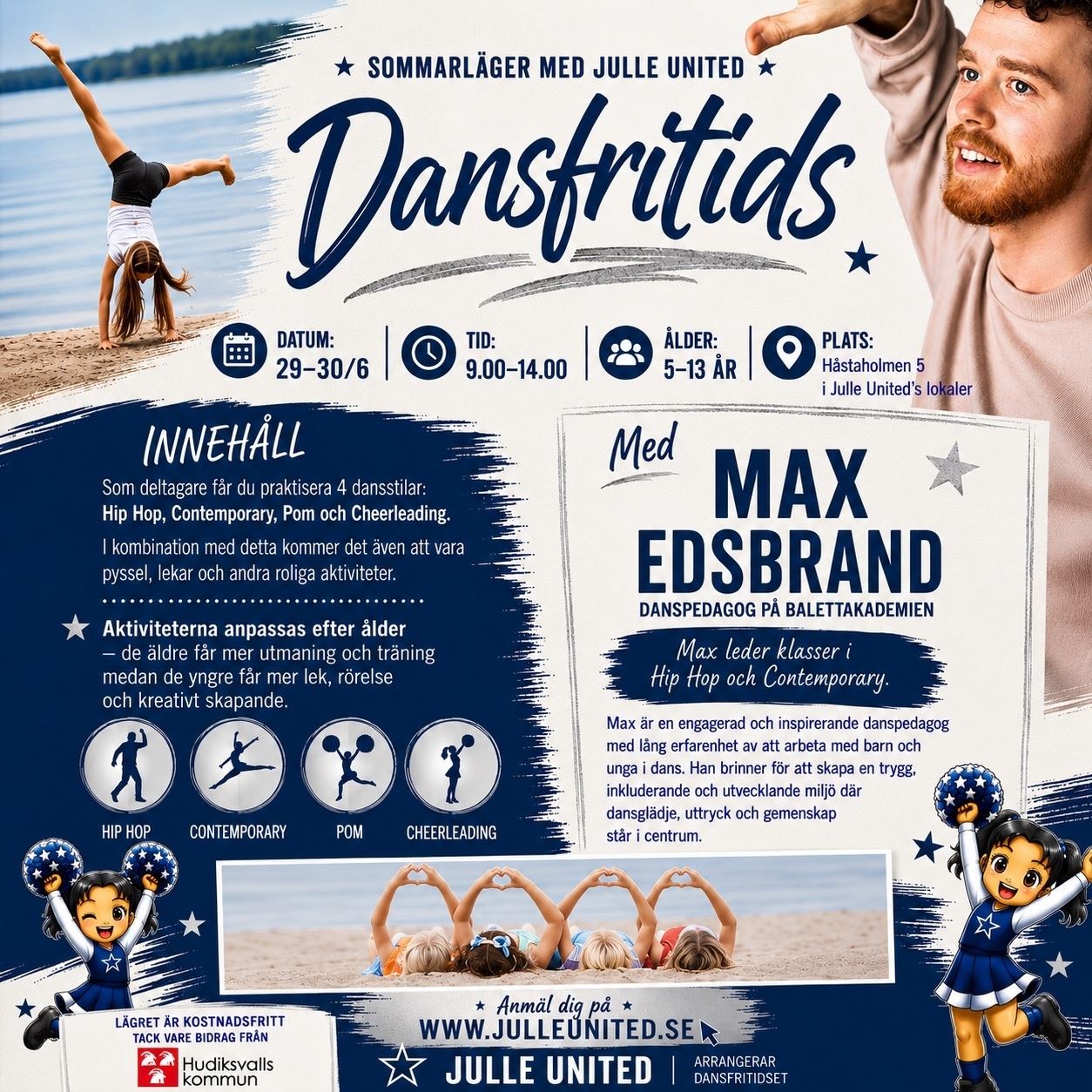Dansfritids - Sommarläger med Julle United