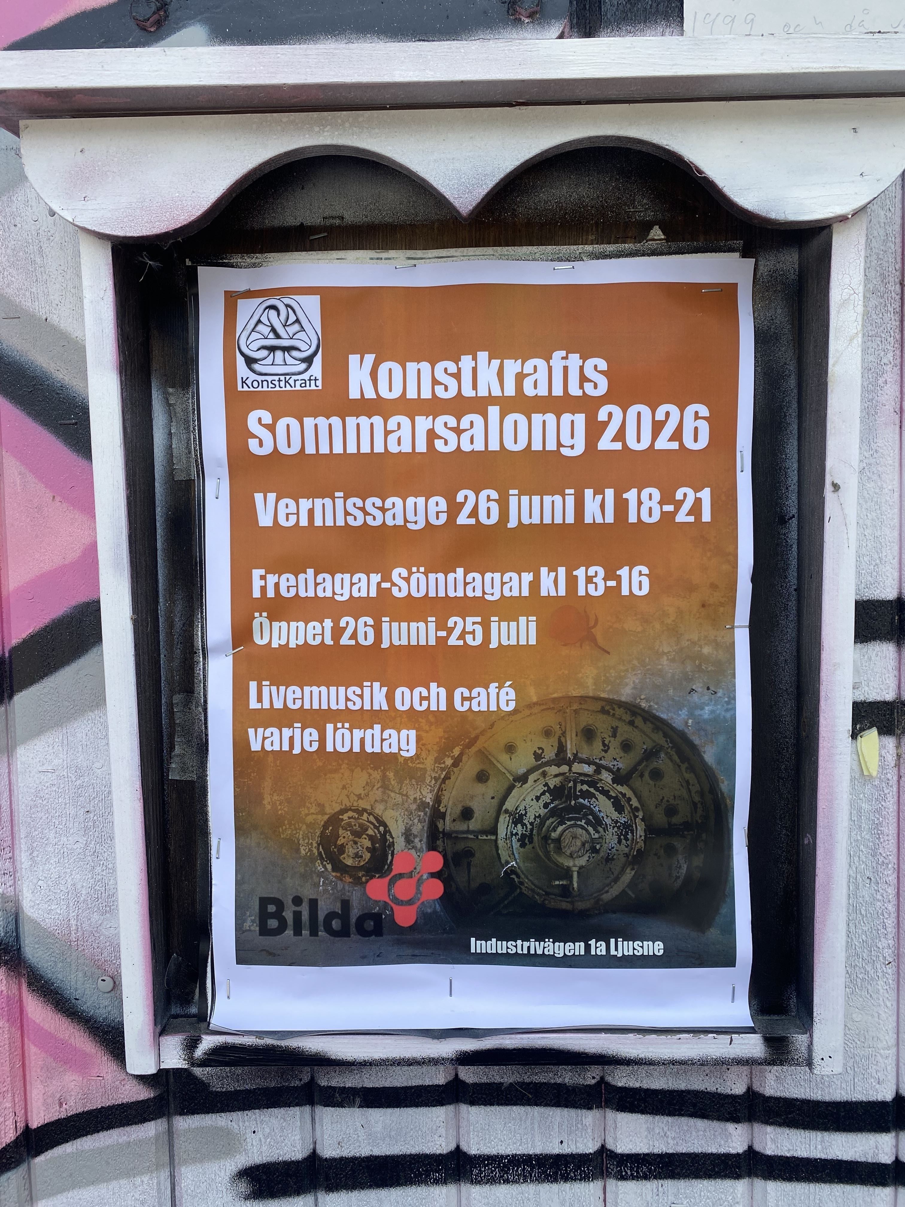 Sommarsalong på Konstkraft