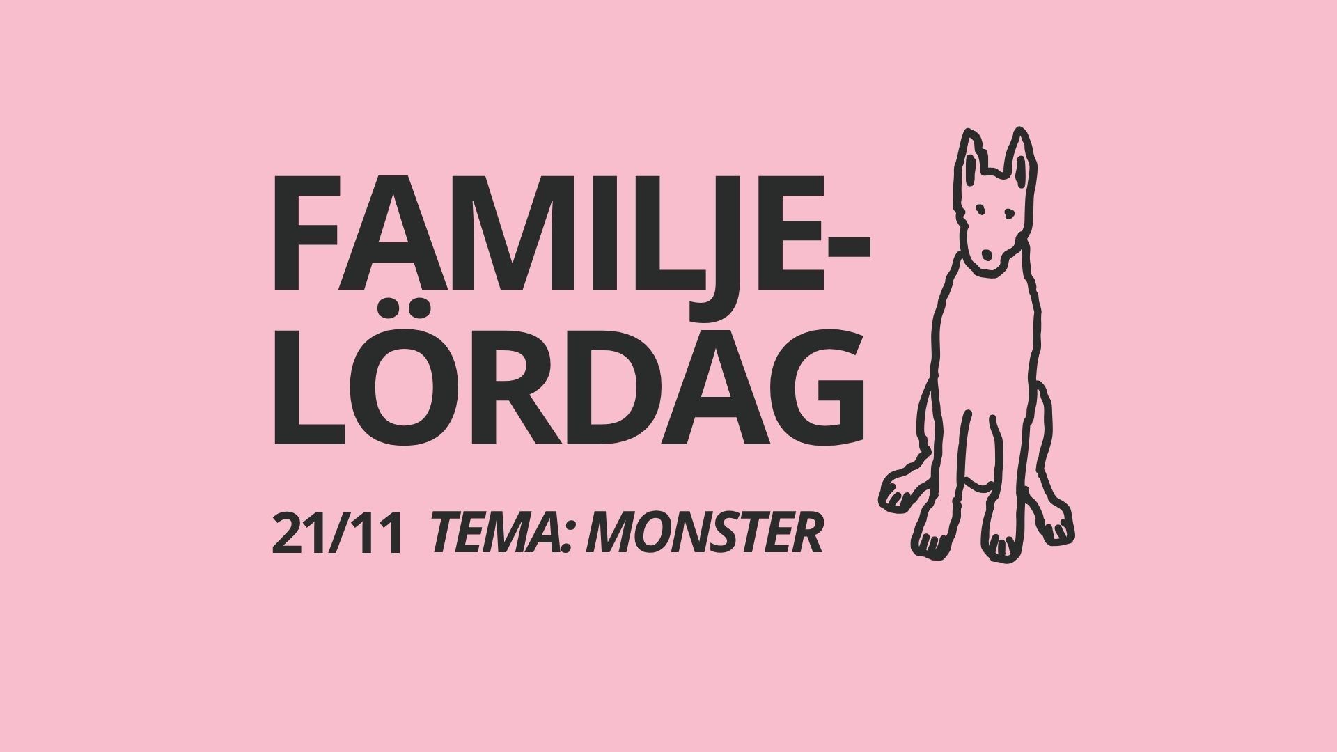 Familjelördag: Tema Monster