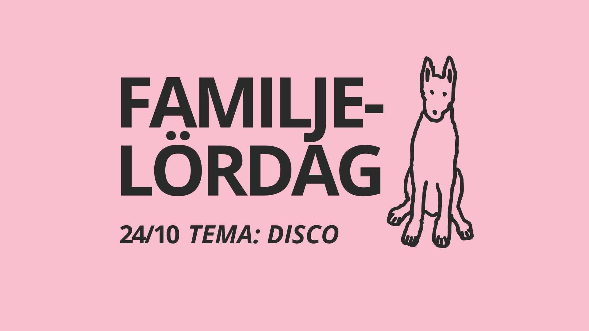Familjelördag: Tema Disco