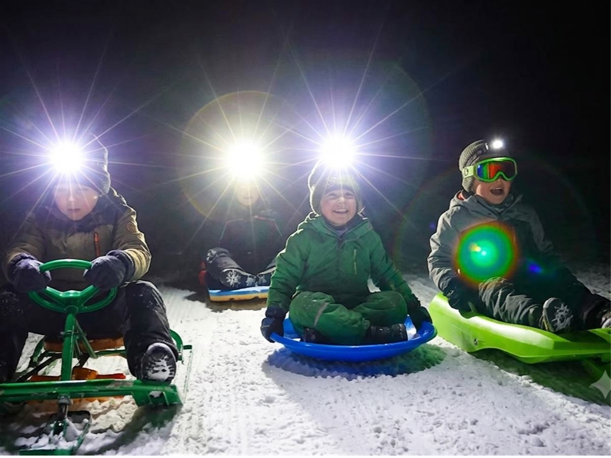 Children’s Evening Sledding at Kikut image 1