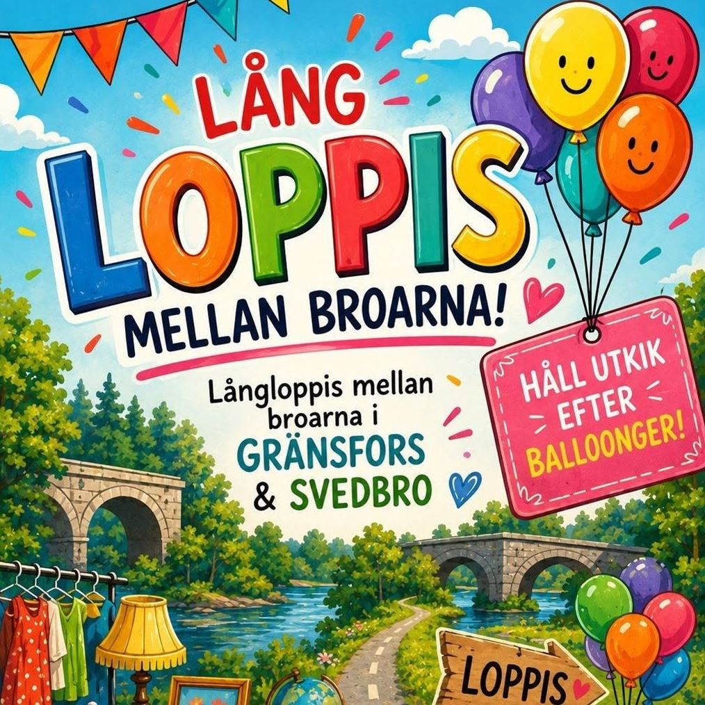 Långloppis mellan Gränsfors och Svedbro