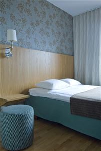 Singel bed.