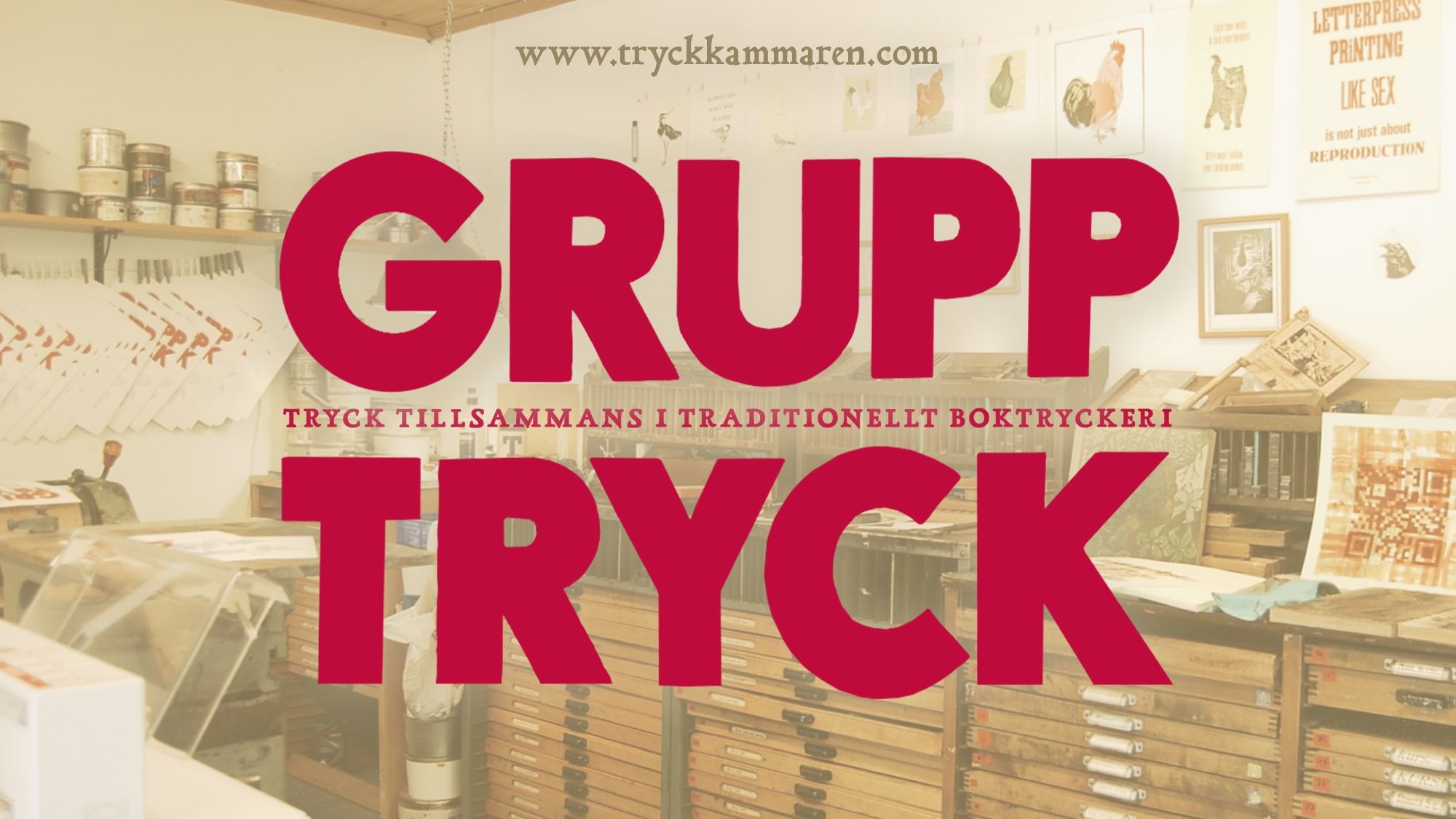 Grupptryck - Tryck i grupp