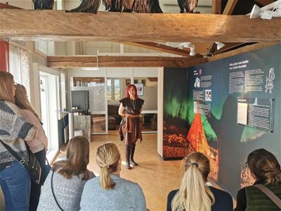 Visning av et troll i Trollmuseet