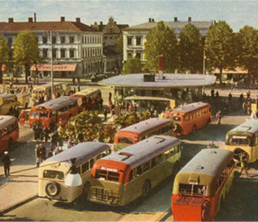 Stortorget under 1940-talet.