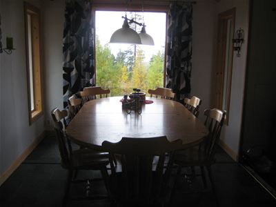 A dining table.