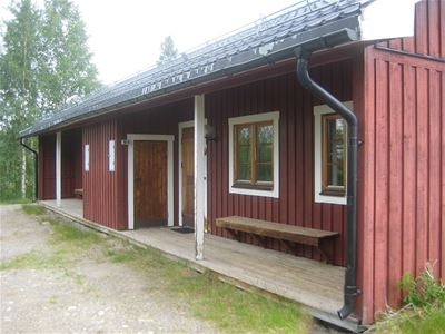 Exterior of an apartment at Idre Fjäll.