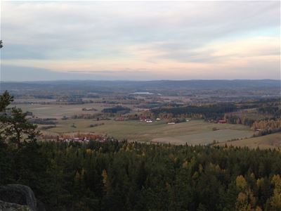 Utsikt från Bispbergs klack.