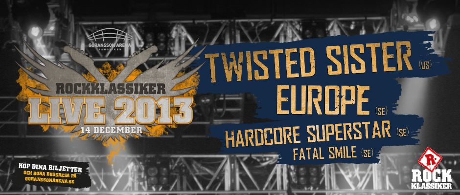 Rockklassiker live 2013, 14 december - Elite Grand Hotel, Gävle