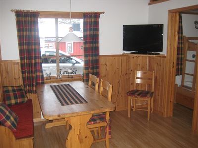 A dining table.