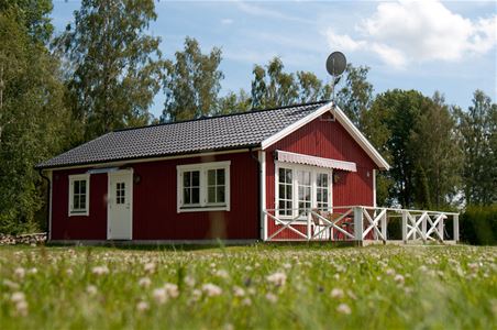 Stugan Lyckan på Mjölknabbens camping