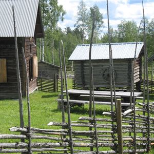 Norrigården gådavallen Bo på fäbodvall Ljusdal Ramsjö