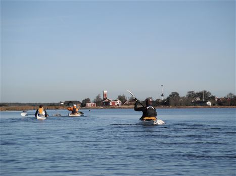 Paddling i Karlskronas skärgård