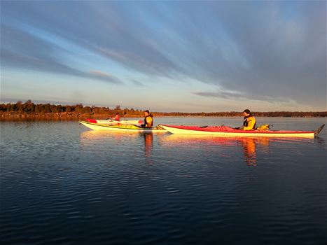 Paddling i Karlskronas skärgård