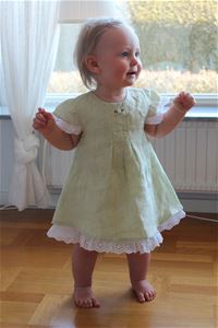 Baby with dress.