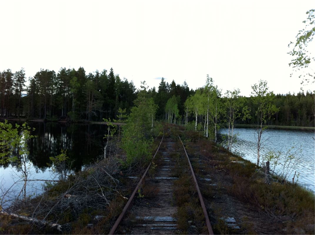 rails in Vansbro.
