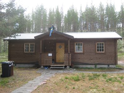 Exterior of a cottage in Idre.