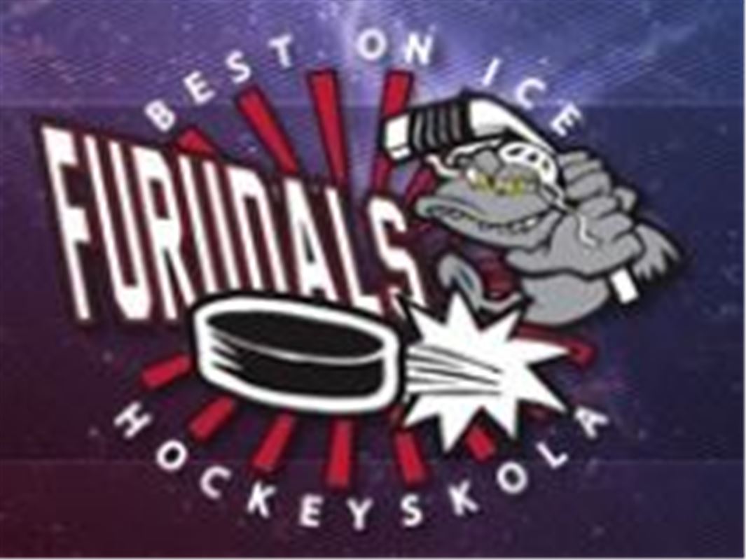 Logotyp för Furudals hockeyskola.