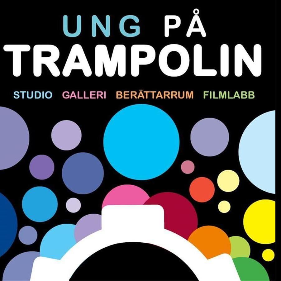 Ung på Trampolin