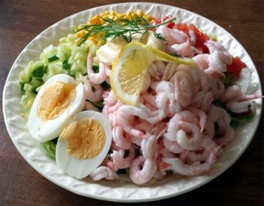 Shrimp salad.