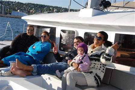 Guests on deck