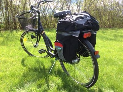 A bike with a bag