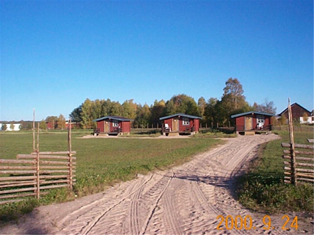 Red cottages.