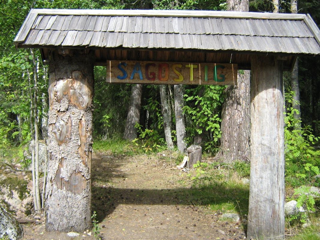 Entrance to Sagostigen.