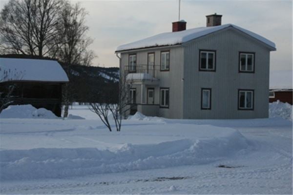 White two storey villa. 