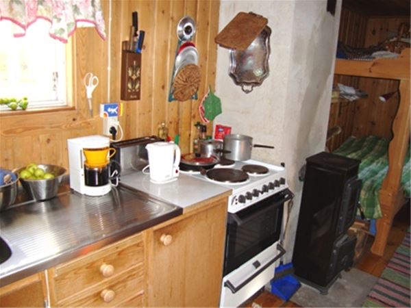 Small kitchen. 
