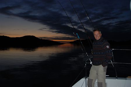 Person on sailboat