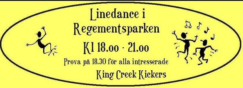 Linedance i Regementsparken