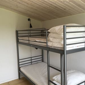 Interior image from a cottage, bunk bed.