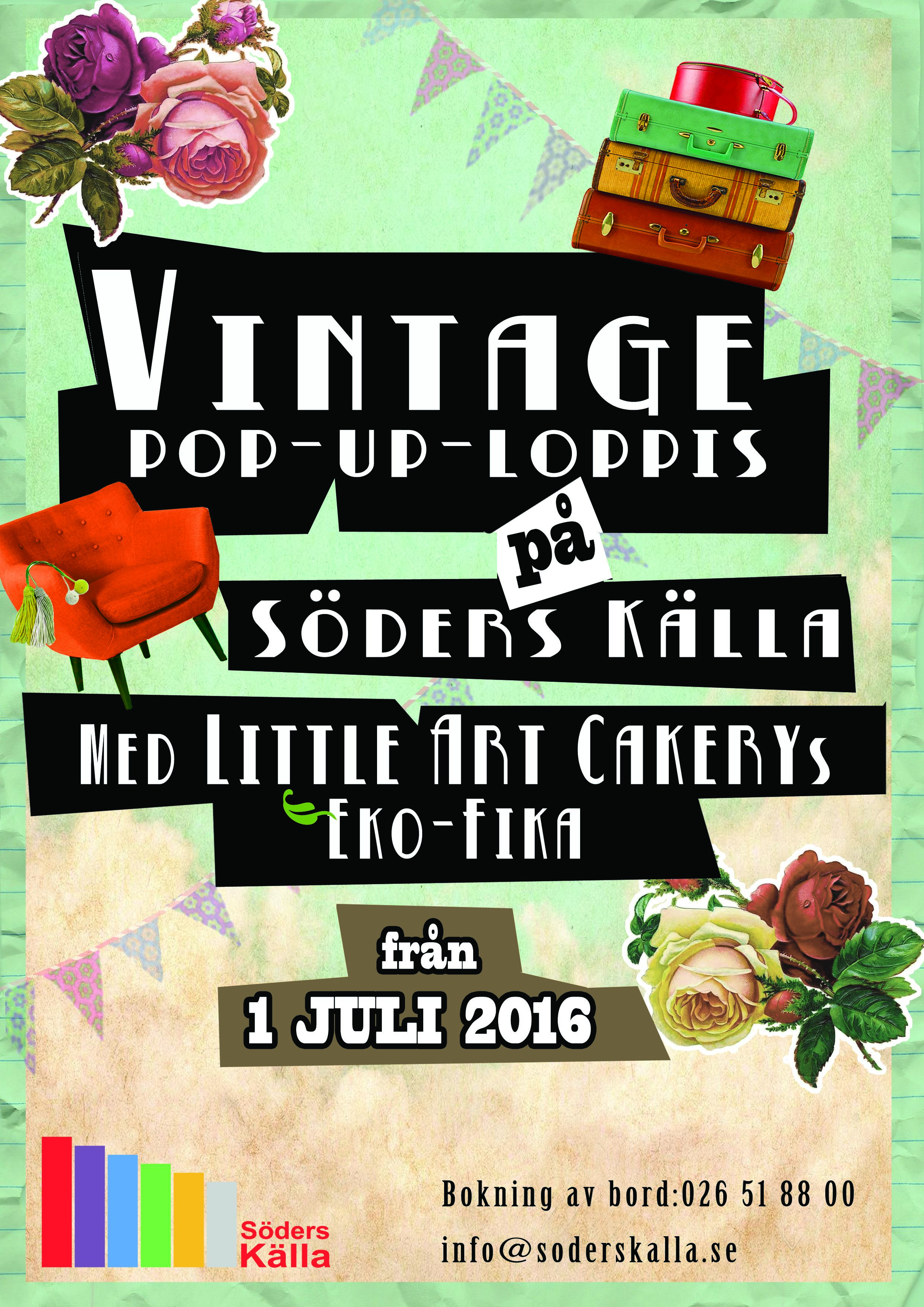 VINTAGE POP-UP LOPPIS OCH CAFÉ