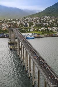 Flyfoto av Tromsøbrua