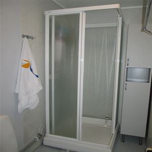 A shower cabin.