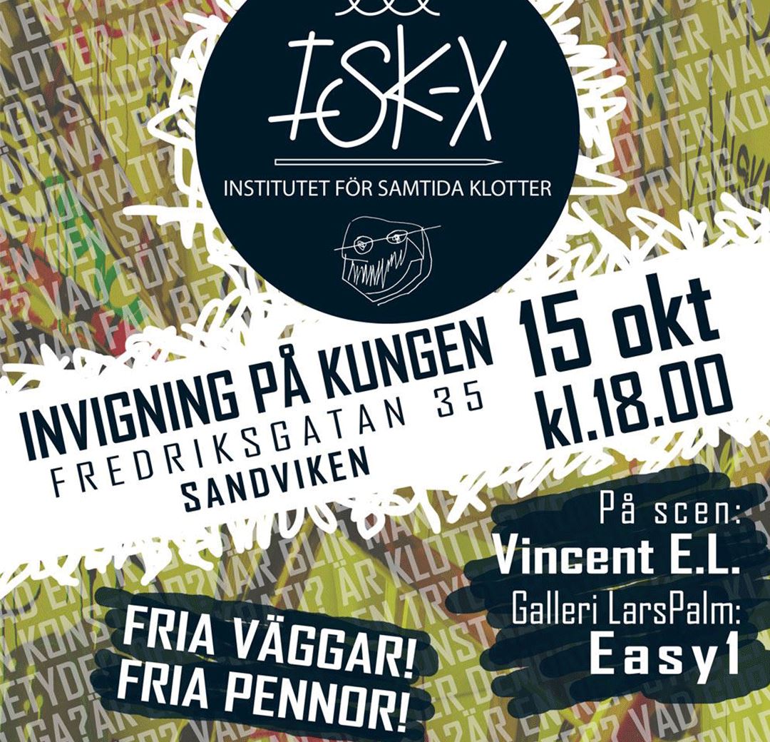 Invigning av Institutet för Samtida Klotter!