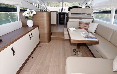 Inside the cabin