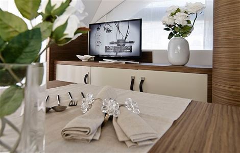 Table in cabin