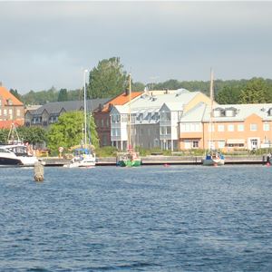 Guest harbour in central Sölvesborg